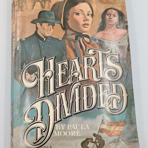 Hearts Divided by Paula Moore – 1979 Dell Civil War Romance Paperback